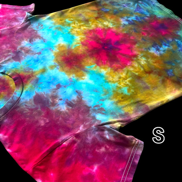 Small "Rorschach Scrunch" Tiedye shirt