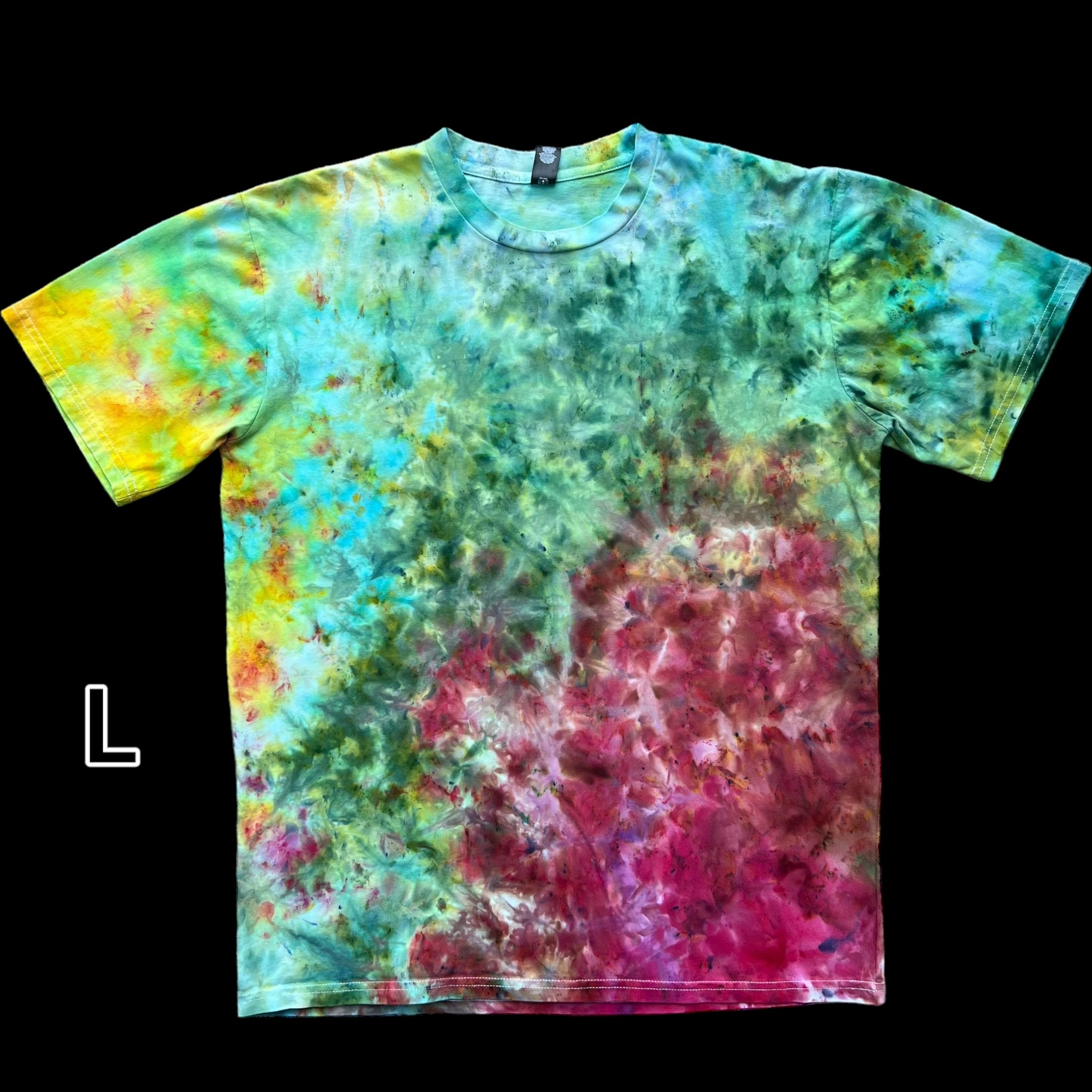 Large "Deep Forest Scrunch" Tiedye Shirt