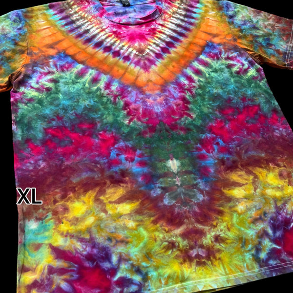 XL "Psychedelic Insanity" Tiedye Shirt