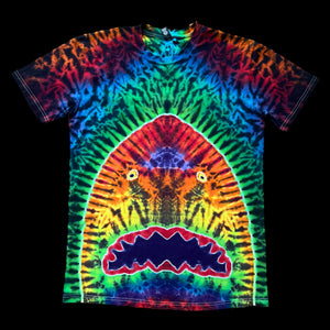 Medium "Shark Attack" Tiedye Shirt