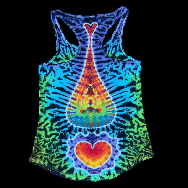 Small WO’s Racerback Cat Tiedye Tank