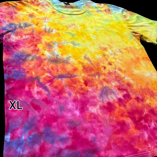 XL "Deep Sunset Scrunch" Tiedye Shirt