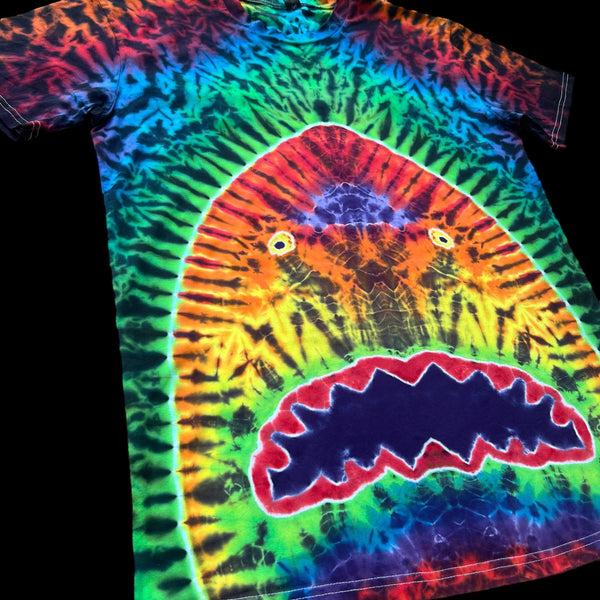 Medium "Shark Attack" Tiedye Shirt