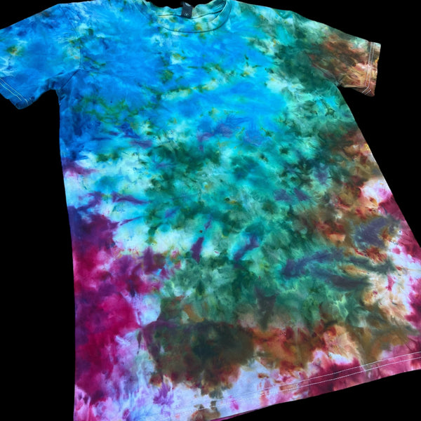 Medium "Earthy Deep Scrunch" Tiedye Shirt