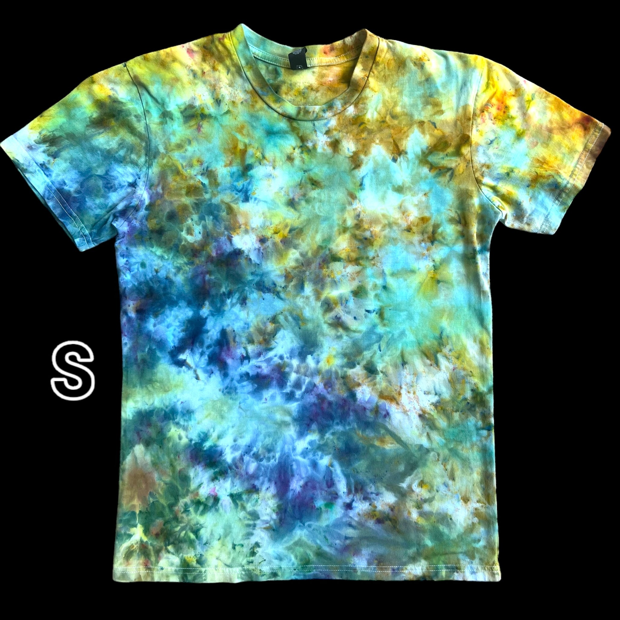 Small "Deep Sea Scrunch" Tiedye shirt