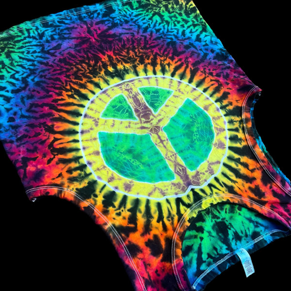 Medium WO’s Peace Sign Tiedye Tank