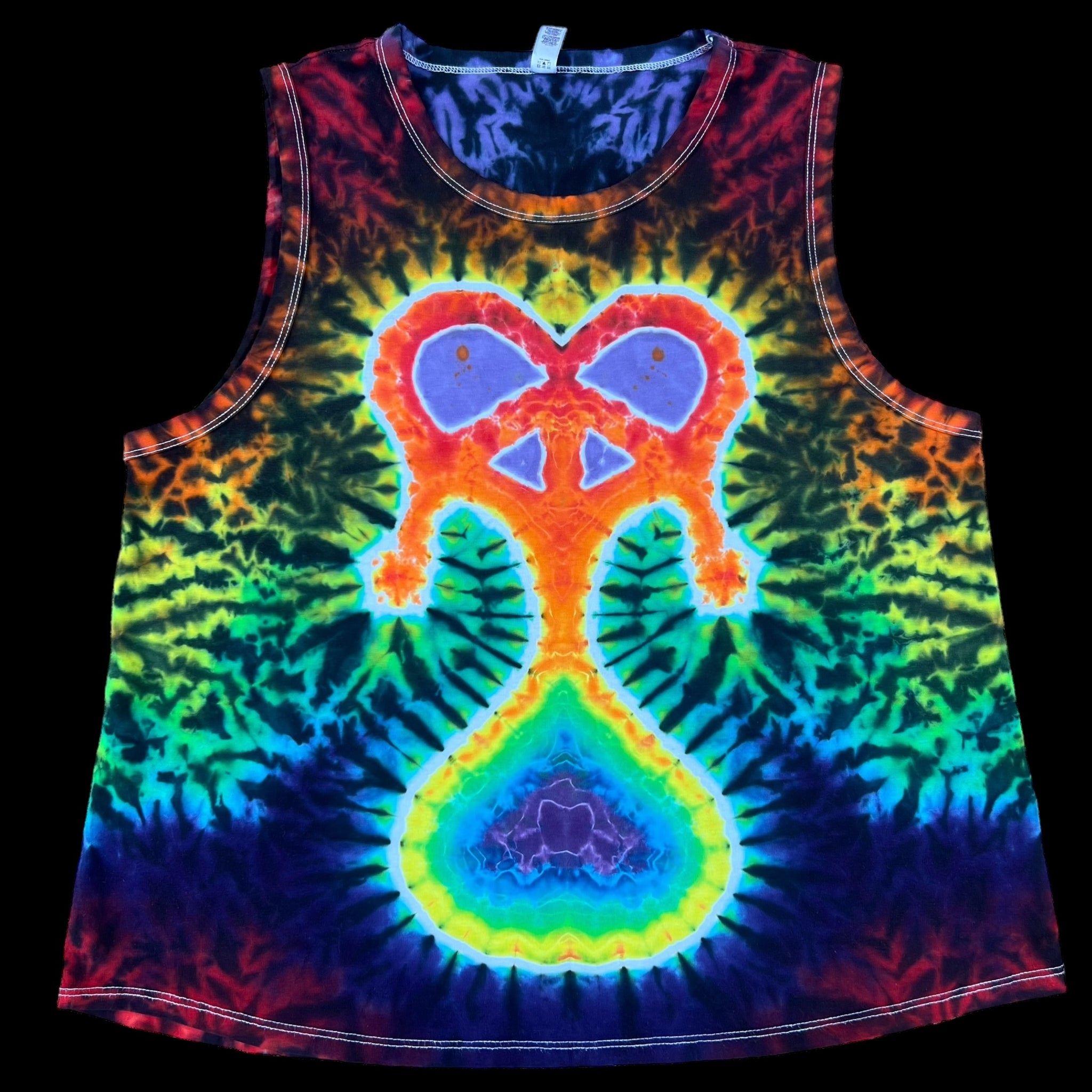 XL WO’s "Drippin' in Peace & Love" Tiedye Tank