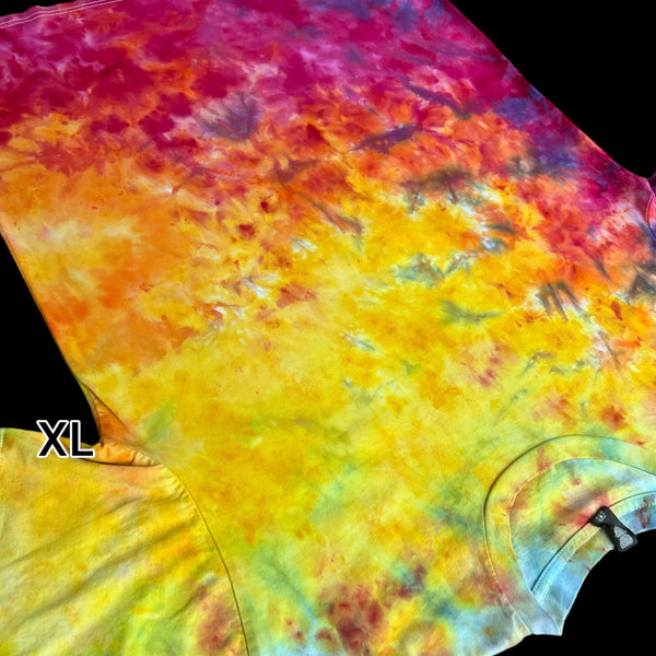 XL "Deep Sunset Scrunch" Tiedye Shirt