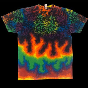 "Man (or woman) on Fire" Tie Dye