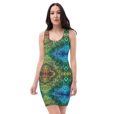 Tiedye Print Dress