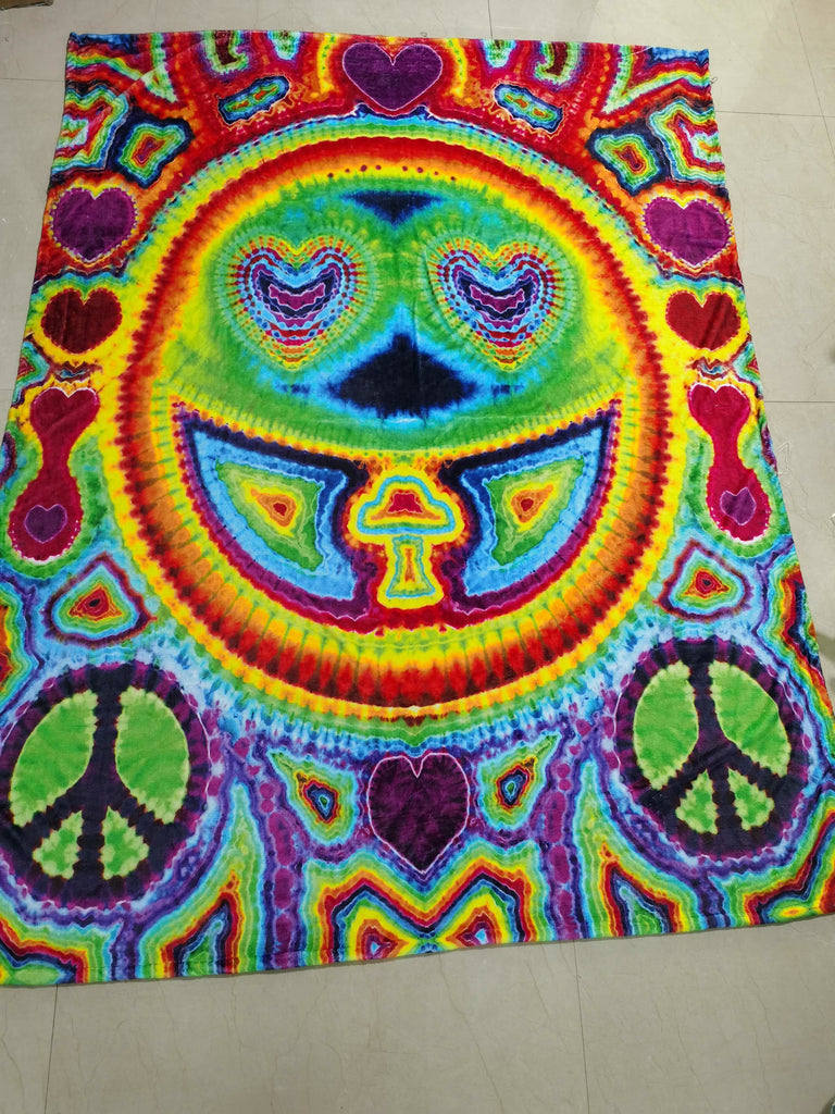 Large Limited Edition Trippy Hippie Blanket Trippy Hippie Company